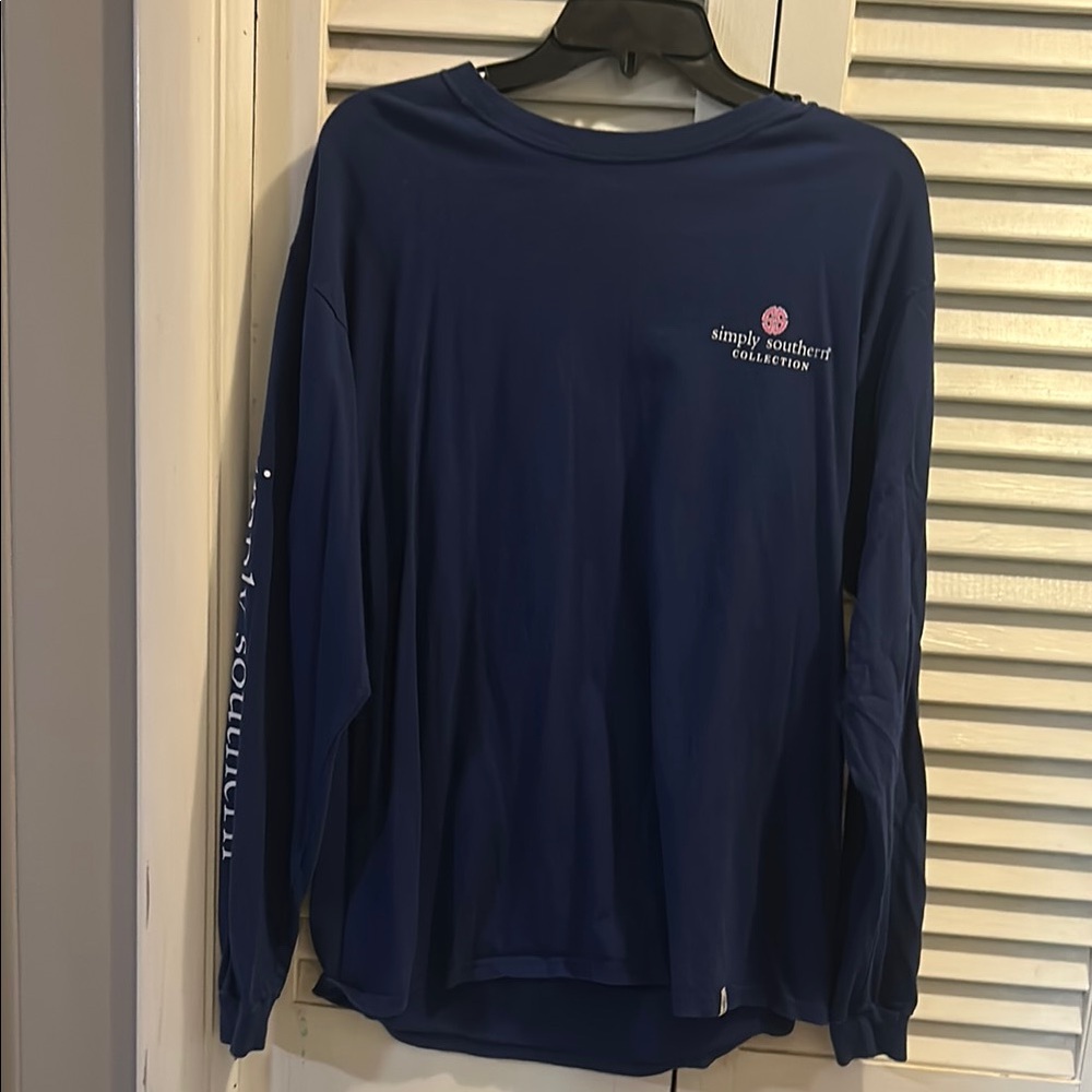 Simply Southern Blue Long Sleeve Tee